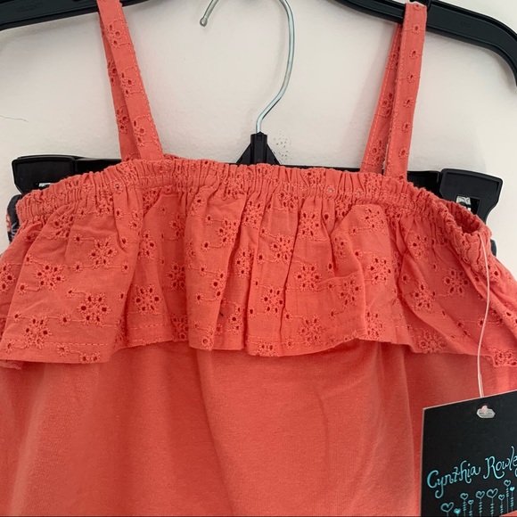 Cynthia Rowley Girls Tank/Shorts Set Size 12M - Picture 2 of 10